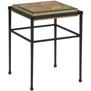Summit Canyons Metal And Wood Side Table