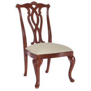 Pierced Back Side Chair