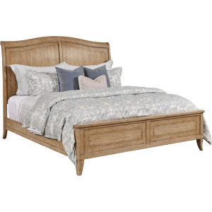 Chastain Cadence Sleigh Bed Footboard And Rails + Slats - King