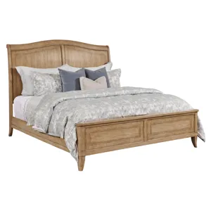 Chastain Cadence Sleigh Bed Footboard And Rails + Slats - King