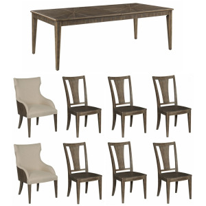 Emporium 9 PC Dining Set