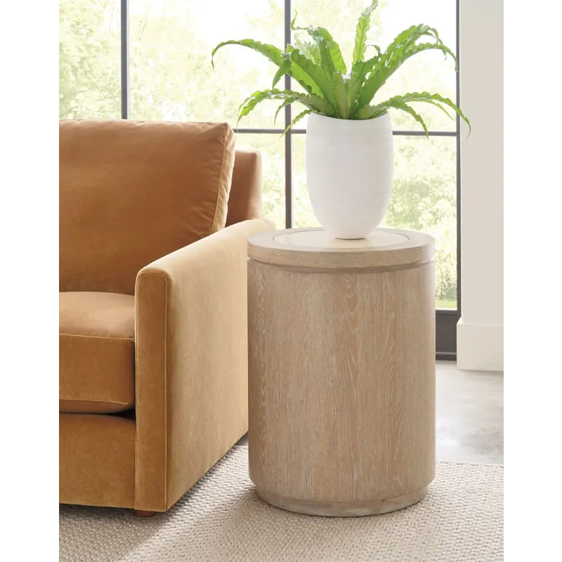 Windover Gatner Round Drum Table