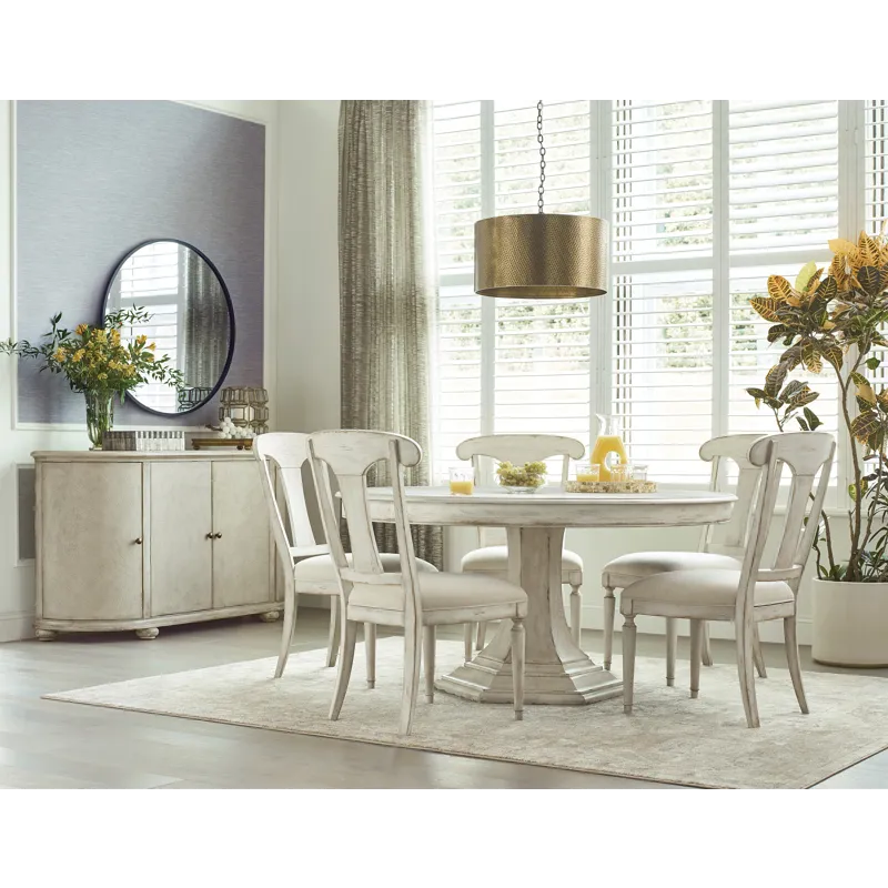 Cambric Civette Round Dining Table Top Creme