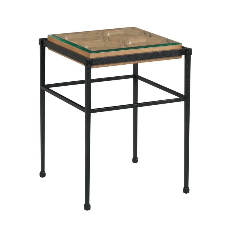 Summit Canyons Metal And Wood Side Table