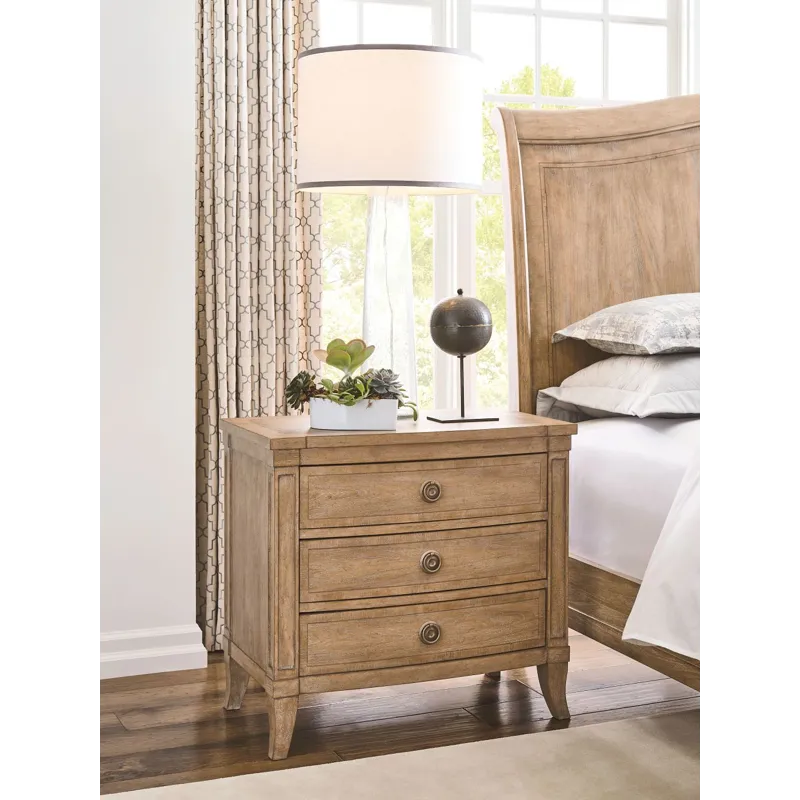 Chastain Three Drawer Nightstand