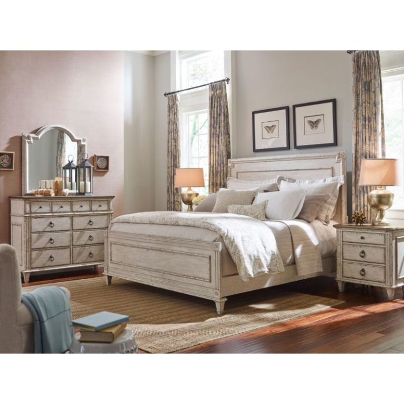 Southbury Bureau Mirror, Dresser & Queen Panel Bed