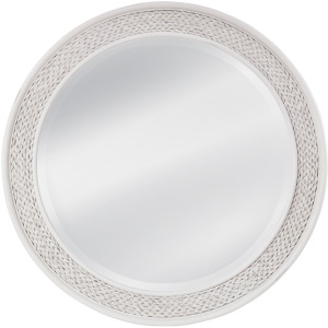 Rodanthe Round Woven Mirror