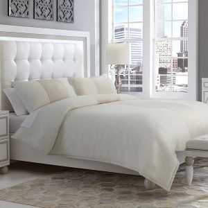 BALDWIN 3PC CREAM K COMFORTER