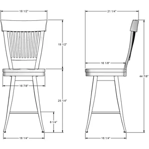 Annabelle Swivel Stool - Counter Height