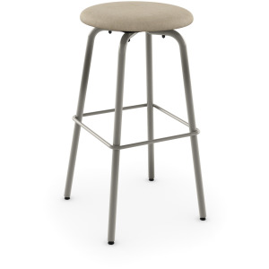 Button Swivel Stool - Bar Height