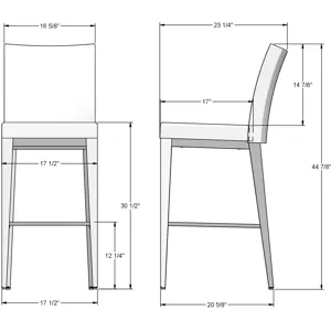 Pablo Non Swivel Stool - Bar Height