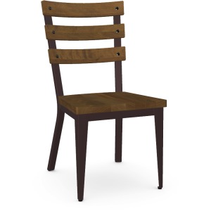 Dexter Side Chair - Oxidado & Toasty - Wood Seat