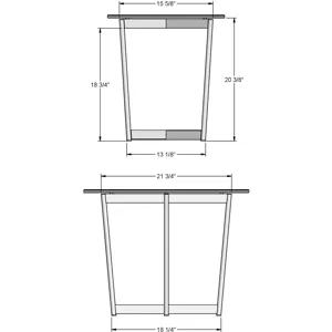 Jill End Table Base