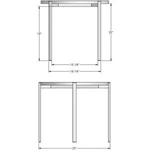 Maya End Table Base