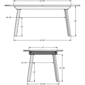 Hendrick Extendable Table Base For Butterfly Leaf Tabletop