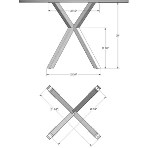 Asterisk Table Base