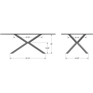 Asterisk Table Base