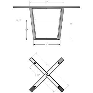 Ellington Table Base