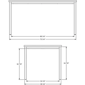 Bennington Pub Table Base - Counter Height