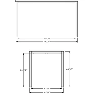 Bennington Pub Table Base - Bar Height