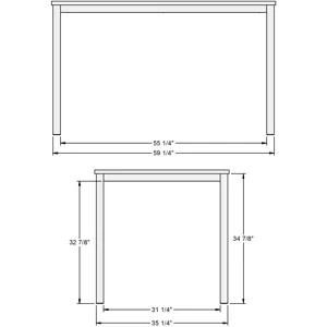 Ricard Pub Table Base - Counter Height