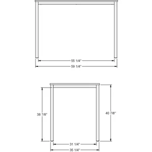Ricard Pub Table Base - Bar Height