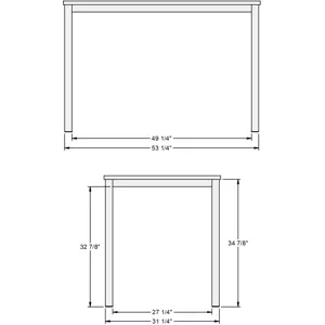 Azilis Pub Table Base - Counter Height