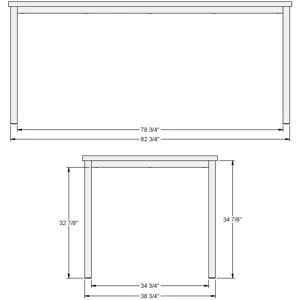 Nicholson Pub Table Base - Counter Height