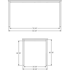 Nicholson Pub Table Base - Bar Height