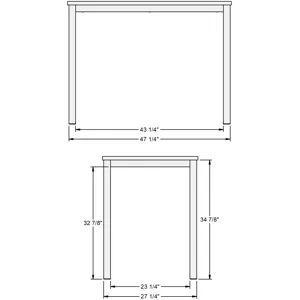 Harrison Pub Table Base - Counter Height