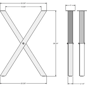 Alexis Table Base