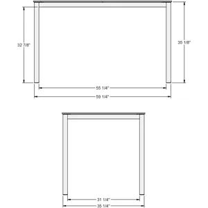 Ricard Pub Table Base - Counter Height