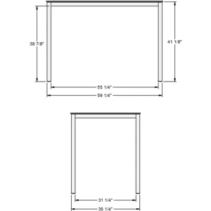 Ricard Pub Table Base - Bar Height