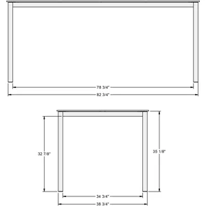 Nicholson Pub Table Base - Counter Height