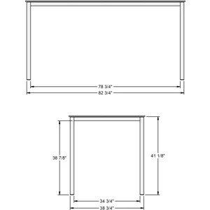 Nicholson Pub Table Base - Bar Height