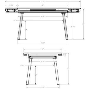 Lewis Extendable Table Base