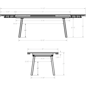 Lewis Extendable Table Base