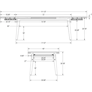 Amos Extendable Table Base