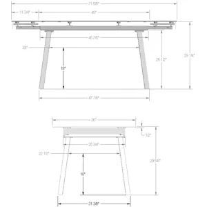 Lewis Extendable Table Base