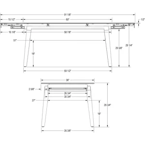 Amos Extendable Table Base