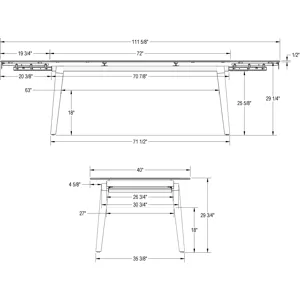 Amos Extendable Table Base
