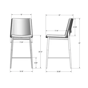Charlotte Stool - Counter Height