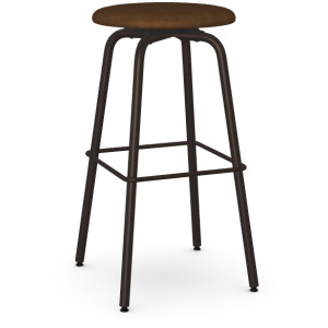 Button Bar Height Swivel Stool