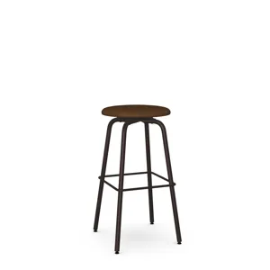 Button Bar Height Swivel Stool