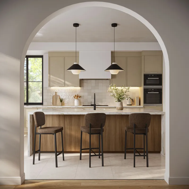 Isadora Non Swivel Stool - Bar Height
