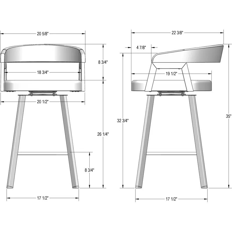 Carmela Swivel Stool - Counter Height