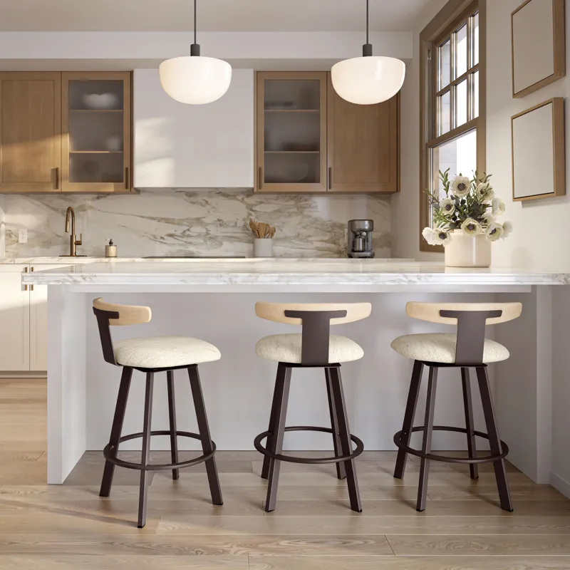 Asher Swivel Stool - Bar Height