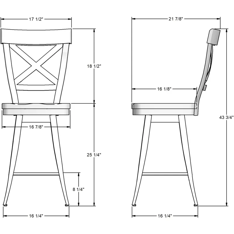 Kyle Swivel Stool - Counter Height