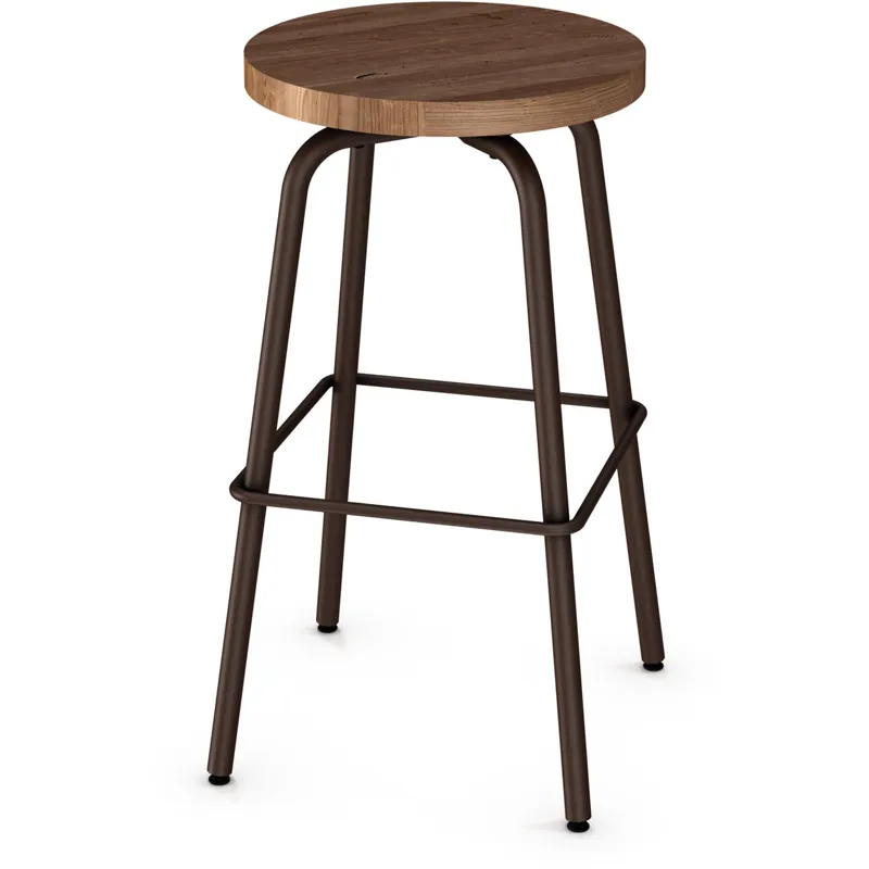 Button Swivel Stool - Counter Height