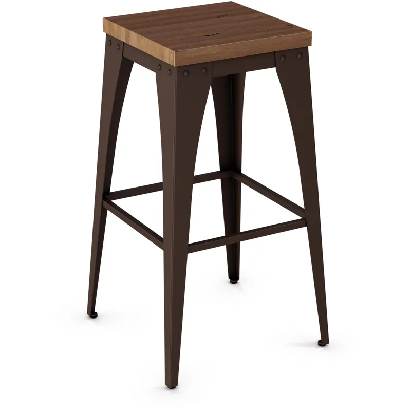 Upright Non Swivel Stool - Bar Height